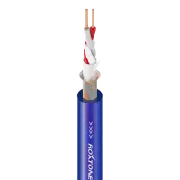 ROXTONE MC080/100 TRed (plastic drum) Симметричный микрофонный кабель из бескислородной меди на пластиковой катушке (100м), 2х0,25мм2., 95% экр (Спираль из луженой медной проволоки 32x0,12mm и мишурные нити 40х0,20мм)., AWG: 23, D: 6,8мм, Цвет: Прозрачный