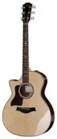 TAYLOR 814ce LH 800 Series, LH гитара электроакустическая левосторонняя форма корпуса Grand Auditorium, кейс