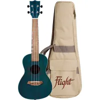 Укулеле концертная Flight DUC 380 TOPAZ с чехлом