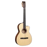Martin 000C12-16E Nylon  классическая гитара с звукоснимателем, цвет натуральный, чехол