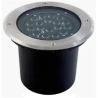 TECLUMEN MINI FLOOR COLOR LED IP67  120 гр Светильнок встраиваемый в земную поверхность, угол луча 120 гр 2,5 метра кабеля питания и управления , 18x1,2W LEDs