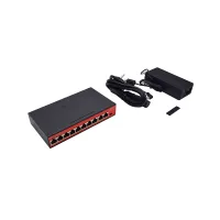 WI-PS210, Коммутатор неуправляемый PoE 120Вт, порты 8 PoE FE, 2FE, режим 250м и VLAN, Watchdog, v4