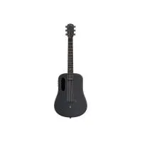 Lava me air carbon black  трансакустическая гитара, тонкий корпус, цвет черный, с чехлом