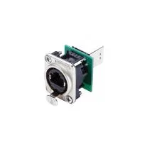 Seetronic SE8FDP- Проходной панельный переходник etherCON RJ45 CAT5e (розетка-розетка) с фланцем типа D