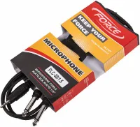 FORCE FLC-38/1,5 - аудио шнур Jack mini (stereo) - 2xJack mono  (1.5м)
