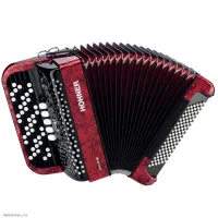 HOHNER Nova III 96 red (C-stepped) - Баян