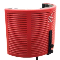 SE ELECTRONICS RF-X RB - акустический портативный экран (фильтр отражений) , гасит отраженные звуковые волны, устраняет интерференцию на капсюле, улучшает звуковые характеристики комнаты и микрофона, цвет красный
