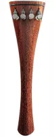 Cello tailpiece Acura Meister Preciso CT-OTR45R - Grade Preciso rosewood round tailpiece with ebony saddle and fine tuners for 4/4 cello