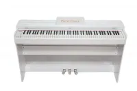 DP-12-PH-WH цифровое фортепиано, 88 клавиш, полновзвешенный молоточковый механизм, 960 тембров, многодорожечная запись, эффекты, 2х10 Вт, педаль в комплекте, цвет белый полир., Pierre Cesar