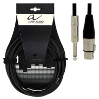 ALPHA AUDIO Pro Line кабель микрофонный XLR(f)xTS, 3 м