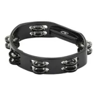Pearl ptm-09bk  тамбурин ручной, двухрядный, 12 пар бубенцов
