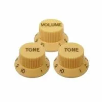 KB001-T-CR ручка потенциометра "Strat", надпись "TONE", цвет кремовый, Donlis