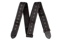 FENDER NYLON STARS AND STRIPES STRAP ремень для гитары, рисунок серые звезды на черном поле