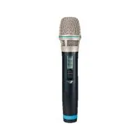 Mipro ACT-32HC-76 Ручной UHF передатчик серии ACT-300 с микрофонным капсюлем MU-76. Аналоговый принцип модуляции сигнала (FM). Частотный диапазон 518 - 542 МГц. Ширина полосы пропускания 24 МГц. Выходная мощность 10 ~ 30 мВт. Корпус выполнен из ударопрочн
