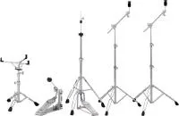 PEARL HWP-834 - Оборудование для ударной установки 830-й серии: cтойка для hi-hat с цепным приводом, педаль с цепным приводом, стойка и 2 штуки стойки-журавль для тарелок и стойка для малого барабана с опрокидывателем Uni-Lock.