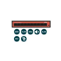 WI-PS210H, Коммутатор неуправляемый PoE 65Вт, порты 8 PoE FE + 2FE, режим 250м + VLAN, Watchdog