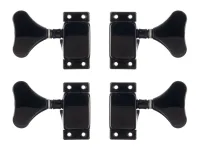 JB-120C-2+2-BK Колки для бас-гитары 2+2, черные, Paxphil