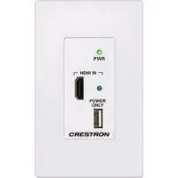 Crestron HD-TX-101-C-1G-E-W-T, настенный передатчик по витой паре через HDMI. 4К 40м. HD 1080p 70 м. цвет белый
