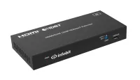 Удлинитель сигнала  Infobit [E150SK] HDBaseT (Tx и Rx), HDMI 18,0 Гбит/с, 150 м для 1080p, 120 м для 4K/60 Гц., KVM, Двунаправленный ИК, POC, HDCP 2.2, Комплект.