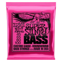 Ernie Ball 2834 струны для бас-гитары Nickel Wound Bass Super Slinky (45-65-80-100)