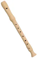 Soprano recorder Meinel 221-1 - Maple three-piece baroque system soprano recorder with double holes