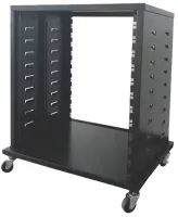 LK Electronic RD011-12U Рэковая стойка-шкаф 19", 12U, на колесах, габариты 560х480х567 мм, цвет черный
