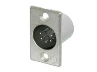 Neutrik NC5MP Разъем XLR панельный, 5 контактов, штекер, тип-P