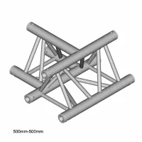 Dura Truss DT 33 T36-T Узел стыковочный трехлучевой  (горизонтальный)- T, 90°, алюминиевый, сечение
