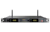 Mipro ACT-5814A Четырёхканальный цифровой приёмник диапазона ISM 5,8 ГГц серии ACT-5800. Металлический полноформатный рэковый корпус оснащён графическим OLED-дисплеем. Настраиваемые 12 каналов в группа А или 24 канала в группах В1 и В2. Глубина квантовани