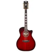 D'angelico premier fulton tbcb  12-стр. электроакуст. гитара, grand auditorium, цвет вишневый берст