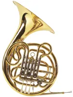 French horn F/Bb Artemis RFH-3088 - Двойная валторна с несъемным раструбом и четырьмя роторами со струнными тягами