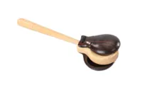 Castanets Talwar TP-ECE3 - Ebony 50 mm diameter castanets on the handle