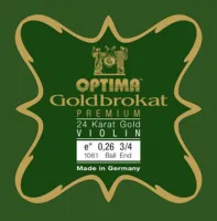 Струна E для скрипки Optima Goldbrokat 24K Premium G1061 26B 3/4