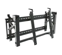 ErgoFount BWM-03-46T- Модульное настенное выдвижное крепление для видеостен из дисплеев диагональю 45–70'' (push in – pop out), черное