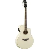 APX600 VINTAGE WHITE Электро-акустическая гитара, мензура 634мм, корпус ель/нато, гриф палисандр, цвет VINTAGE WHITE, Yamaha