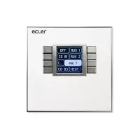 Настенная панель ECLER [WPNET8K-Б/У] цифровая, совместима с EclerNet. LCD-экран, 8 функциональных клавиш. Подключение через Ethernet. Питание через PoE или внешний ИП.