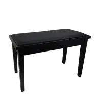 Artist PB-001MBL Банкетка деревянная, нотное отделение, цвет черный матовый, кожзам