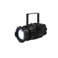 DTS TENORE 5 HDW FR, Black Театральный LED прожектор, 1 x White LED, светосила 9300 лм, CRI до 98, TLCI до 96, 1800К-10000К,  линейный зум 12°-62°, линза Френеля (⌀175 мм), LCD-дисплей, RDM/DMX512, 100/240 Vac 50-60 Гц, потребляемая мощность 390 Вт, XLR 5