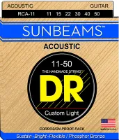 RCA-11 SunBeams Комплект струн для акустической гитары, 11-50, DR