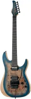 SCHECTER REAPER-6 FR-S SKY BURST (SSKYB) - 6-ти струнная электрогитара, 24 лада, корпус: болотный ясень с топом из капа, гриф: клён, орех со вставками из углеволокна, вклееный, накладка: черное дерево, звукосниматели: HH Schecter Diamond Decimator, Sustai