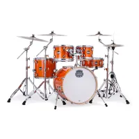 Mapex MM529SSF OG Ударная установка из 5-ти барабанов, Mars Maple series,  BD2218,TT1007,TT1208,FT1614,SD1465,TH676, стойки H600,S600,B600*2, педаль P600, цвет Glossy Amber