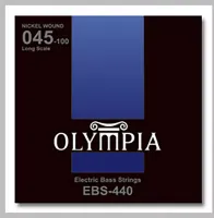 Olympia EBS 440 Nickel Wound струны для 4-х струнных бас гитар, натяжение Light, калибры струн .045w, .065w, .080w, .100w, мензура Long