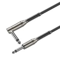 ROXTONE SGJJ110/5 Кабель инструментальный, 6mm, 1 x 0,22mm2, 6,3mm mono Jack - 6,3mm mono Jack (угловой), 5м