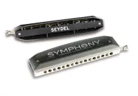 52640C Symphony Alu C Губная гармошка, хроматическая, в кейсе с подогревом, Seydel Sohne
