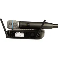Shure glxd24e/b87a z2 2.4 ghz цифровая вокальная радиосистема shure серии glxd с капсюлем микрофона beta 87