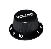 KB-240VI Ручка потенциометра, Volume, черная, дюймы, Hosco