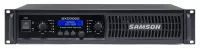 SXD3000 профессиональный усилитель мощности 2х450вт/4 Ом, DSP процессор, класс AB, LCD дисплей, 2U, вход XLR и 1/4"TRS, выход Speakon, THD 0,01%, SNR 102dB, 20Гц-20кГц, 483х330х88 мм, вес 12кг, SAMSON
