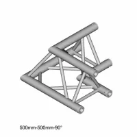 Dura Truss DT 33 C21-L90 Узел стыковочный двухлучевой - угол, 90°, алюминиевый, сечение 290х290 мм