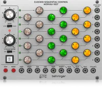 Behringer CLOCKED SEQUENTIAL CONTROL MODULE 1027 секвенсор на 3 канала / 8 шагов, модуль Eurorack