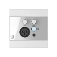 AUDAC WP225/W Панель удалённого микшера с Bluetooth-приёмником, универсальная. Цвет: белый.